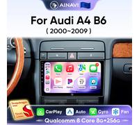 Ainavi Lettore Multimediale Per Auto Per Audi A4 B6 2000 2001 2002 2004 2006 2008 2009 Wireless Carplay Android Auto Radio 4G Wifi 2din