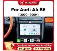 Ainavi Lettore Multimediale Per Auto Per Audi A4 B6 2000 2001 2003 2005 2007 2008 2009 Wireless Carplay Android Auto 4G Wifi 2din