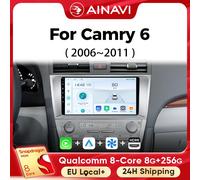 Ainavi Lettore Multimediale Per Auto Per Toyota Camry XV40 2005 2006 2007 2008 2009 2010 2011 Wireless Carplay Android Auto 4G Wifi 2din