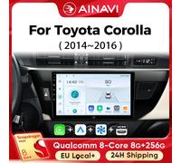 Ainavi Lettore Multimediale Per Auto Per Toyota Corolla 11 2012 2013 2014 2015 2016 E170 E180 Wireless Carplay Android Auto 4G Wifi 2din