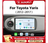 Ainavi Lettore Multimediale Per Auto Per Toyota Yaris 2012 2013 2014 2015 2016 2017 Wireless Carplay Android Auto 4G Wifi 2din