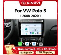 Ainavi Lettore Multimediale Per Auto Per VW Volkswagen Polo 5 2008 2010 2013 2015 2017 Vento Wireless Carplay Android Auto 4G Wifi 2din