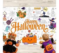 AinDen Poster gigante da colorare per bambini, 183 x 76 cm, striscione da colorare Jumbo, attività artistiche e artigianali, accessori per feste, decorazioni per bambini, classe