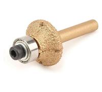 ainih 1/2 pezzi di fresa diamantata brasata con gambo da 6,35 mm for for granito e marmo, profilatura, taglio, incisione bordi in pietra