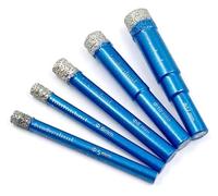 ainih 1/4/5/6/7 pezzi 5-16 mm gambo tondo brasato ceramica marmo granito piastrelle vetrificate foro diamantato trapano a secco sega a tazza taglierina