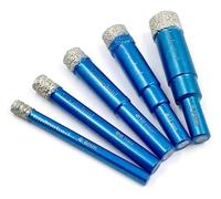 ainih 1/4/5/6/7 pezzi 5-16 mm gambo tondo brasato ceramica marmo granito piastrelle vetrificate foro diamantato trapano a secco sega a tazza taglierina