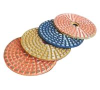 ainih 1/4 pezzi 4 pollici 100 mm flessibile abrasivo tampone lucidante for metallo for pietra marmo e granito lucidatura e pulizia