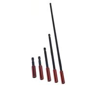 ainih 1/5 pezzi Portapunte a sgancio rapido Supporto for punte for cacciavite esagonale da 1/4" Supporto for punte for cacciavite a manico lungo for punte for viti da 50-300 mm