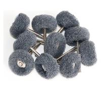 ainih 1" Feltro di lana Testa di levigatura Ruota abrasiva for lucidatura Gambo da 2,35/3 mm Filo di cotone Mini spazzola for lucidatura