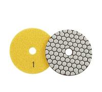 ainih 1 pcs 4 pollici tampone di lucidatura diamantato uso a secco disco abrasivo flessibile legante in resina for granito marmo pietra rettifica strumento
