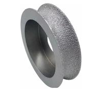 ainih 1 pcs. Diametro 75 mm Semicerchio Brasatura Rotonda Ruota Diamante Profilo Mola Semi-circolare Bordo Vetro Ceramica Molatura