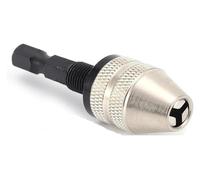 ainih 1 pcs. Mandrino autoserrante multiuso 0,3-3,6 mm Strumento di conversione Adattatore for mandrino esagonale da 1/4" a sostituzione rapida for trapano elettrico