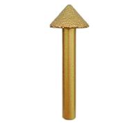ainih 10 pezzi 3D punte for incisione CNC con diamante brasato sotto vuoto, utensili for intaglio della pietra, frese diamantate, for fresa, for tagliare la