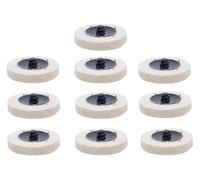 ainih 10 pezzi 50 mm tessuto di feltro di lana compresso 2 pollici tamponi lucidanti ruote for utensili abrasivi accessori for rettifica