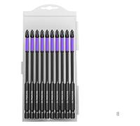 ainih 10 pezzi antiscivolo PH2 magnetico testa cacciavite a croce punte durezza trapano percussione