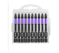 ainih 10 pezzi antiscivolo PH2 magnetico testa cacciavite a croce punte durezza trapano percussione