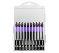 ainih 10 pezzi antiscivolo PH2 magnetico testa cacciavite a croce punte durezza trapano percussione