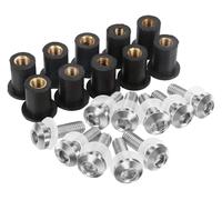 ainih 10pcs M5 5mm Windscreen Windshield Bolts Screw Kits Compatible with Africa Twin CRF1100L CRF1000L CRF 1100 1000 L Adventure ADV XRV750