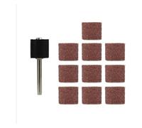 ainih 11/102 pezzi Kit tamburo abrasivo grana #80#120#180 Nastro abrasivo for maniche for mini smerigliatrice angolare elettrica Mandrini abrasivi