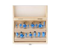 ainih 15 pezzi 1/4in gambo fresa set rifilatura dritto perline tungsteno carburo taglio utensili for la lavorazione del legno