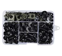 ainih 193pcs Motorcycle Accessories Aluminum Fairing Bolt Screws Kit Nut Clips Compatible with Y&AMAHA YZFR1 YZFR3 YZFR6 YZFR125 YZF R1 R3 R6 R125