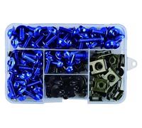ainih 193pcs Motorcycle Accessories Aluminum Fairing Bolt Screws Kit Nut Clips Compatible with Y&AMAHA YZFR1 YZFR3 YZFR6 YZFR125 YZF R1 R3 R6 R125