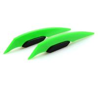 ainih 1pair Universal Motorcycle Winglet Aerodynamic Spoiler Dynamic Wing Decoration Sticker for Motorbike Scooter