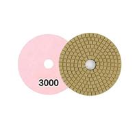 ainih 1x Disco abrasivo flessibile for lucidatura diamantata da 4 pollici for granito, marmo, cemento, pietra, dischi abrasivi, grana 30-10000