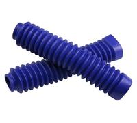 ainih 2pcs Universal Motorcycle Rubber Protector Front Fork Gaiters Powder Cover Gators Boots Motorbike Shock Absorber Gaiter Covers