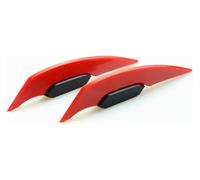 ainih 2pcs Universal Motorcycle Winglet Aerodynamic Spoiler Wing Side Spoiler Sticker Dynamic Wing for Motorbike Scooter Accessoires