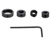 ainih 3-16mm Albero Trapano for Lavorazione del Legno Collari di Arresto di Profondità Posizionatore ad Anello Trapano for Legno Punta da Trapano con Chiave Esagonale Strumento for Punte