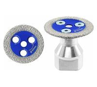 ainih 3 pezzi diamantati brasati sotto vuoto sega for incisione lama for speleologia flangia rimovibile M14 58 mini disco abrasivo cemento piastrelle di ceramica