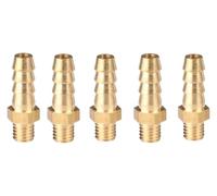 ainih 5 pezzi 3 mm 4 mm 5 mm 6 mm 8 mm 10 mm OD raccordo for tubo flessibile M3 M4 M5 M6 M8 M10 metrico maschio filettatura ottone raccordo accoppiatore connettore adattatore