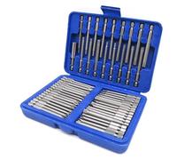 ainih 50/36 pezzi 75mm extra lungo magnetico cacciavite bit set testa di sicurezza 1/4 cacciavite bit kit set bit esagonale spline