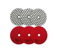 ainih 6 pezzi 100mm Tamponi lucidanti diamantati #30-3000 a secco Levigatura Granito Marmo Porcellana Piastrelle Piastra di levigatura