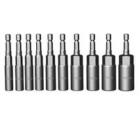 ainih Adattatore for bussola a impatto Deepen da 10/15 pezzi, lunghezza 5,5-19 mm, set di chiavi cacciavite 1/4 pollice, utensili manuali