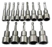 ainih Cacciavite a bussola magnetica da 6 mm 19, set di chiavi esagonali 1/4, adattatore for punte trapano, kit trapani elettrici e avvitatori percussione