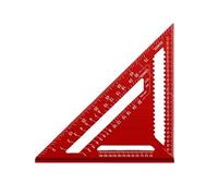 ainih Calibri triangolari in lega di alluminio for lavorazione del legno Strumenti misurazione e calibrazione Righello angolare ad alta precisione Sistema metrico britannico