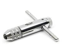ainih Chiave a cricchetto regolabile con impugnatura a T in argento 5 pezzi M3-M8 3mm-8mm filettatura for vite a macchina tappo metrico maschio a forma di