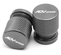 ainih Compatibile con ADV350 ADV 350 2021 2022 2023 2024 Moto Accessori in Alluminio CNC Tappi valvola della Gomma della Ruota Coperchio dello Stelo della Porta Aria(Titanium)