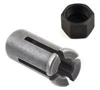 ainih Dado di fissaggio del mandrino in ferro Parte collettore 3mm 6mm Cono Sostituisci gli accessori for utensili elettrici