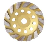 ainih Disco abrasivo a segmento diamantato da 100/125/150/180 mm Disco da taglio a tazza for marmo, calcestruzzo, muratura, pietra Mola abrasiva diamantata