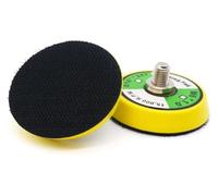 ainih Disco abrasivo da 1/2/3 pollici, platorello di supporto for lucidatrice ad aria, piastra posteriore con gancio e passante, utensile abrasivo M6 5/16 * 24T