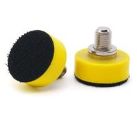 ainih Disco abrasivo da 1/2/3 pollici, platorello di supporto for lucidatrice ad aria, piastra posteriore con gancio e passante, utensile abrasivo M6 5/16 * 24T