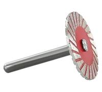 ainih Disco da taglio diamantato da 40 mm, gambo da 6 mm, lama for sega circolare, disco abrasivo, mola for legno, metallo, pietra, granito, marmo