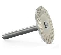 ainih Disco da taglio diamantato da 40 mm, gambo da 6 mm, lama for sega circolare, disco abrasivo, mola for legno, metallo, pietra, granito, marmo