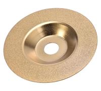 ainih Disco di lucidatura for mola diamantata in oro da 100 mm, smerigliatrice angolare, utensile rotante, pietra for smerigliatura, vetro