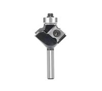 ainih Fresa for router a 2 lame, anti-contraccolpo, di ricambio CNC, inserto for angoli arrotondati o smussati, fresa for
