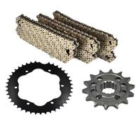 ainih Kit catena corona anteriore posteriore for moto 525 compatibile con 1200S 1200 1198 Diavel1099 Steetfighter1098R 1098S