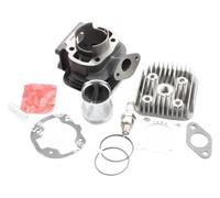 ainih Kit cilindro e tappo cilindro Big Bore compatibile con BWS50 Zuma50 1991-1997 4BX 4VA Slider50 47 mm 10 mm perno 2T scooter